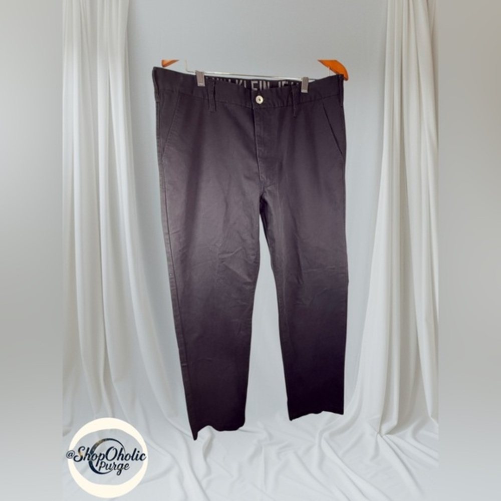 Calvin Klein Black Pants Men’s 36 Slim Fit Casual Trousers